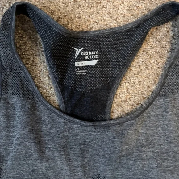 Old Navy Active Gray Tank, crop Top and Avia Yoga Dance Active Leggings - Picture 2 of 7